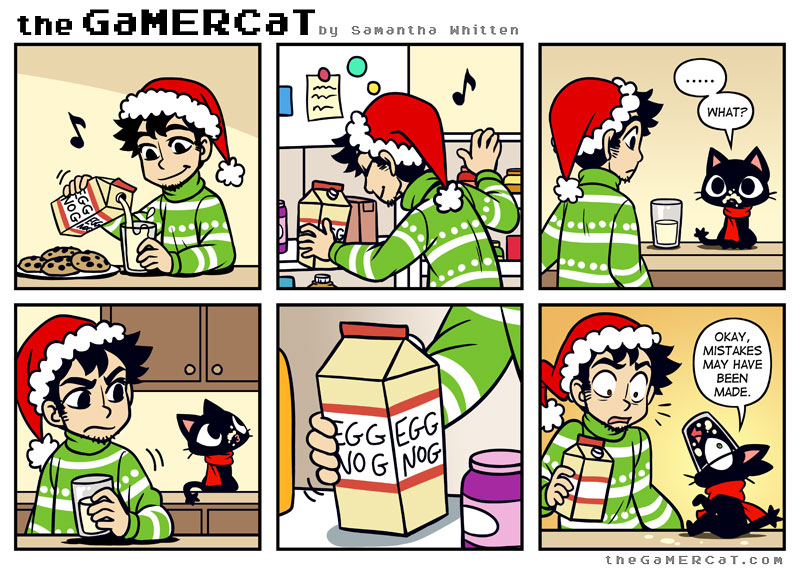 Illustration for article titled Sunday Comics: Eggnog Stranding